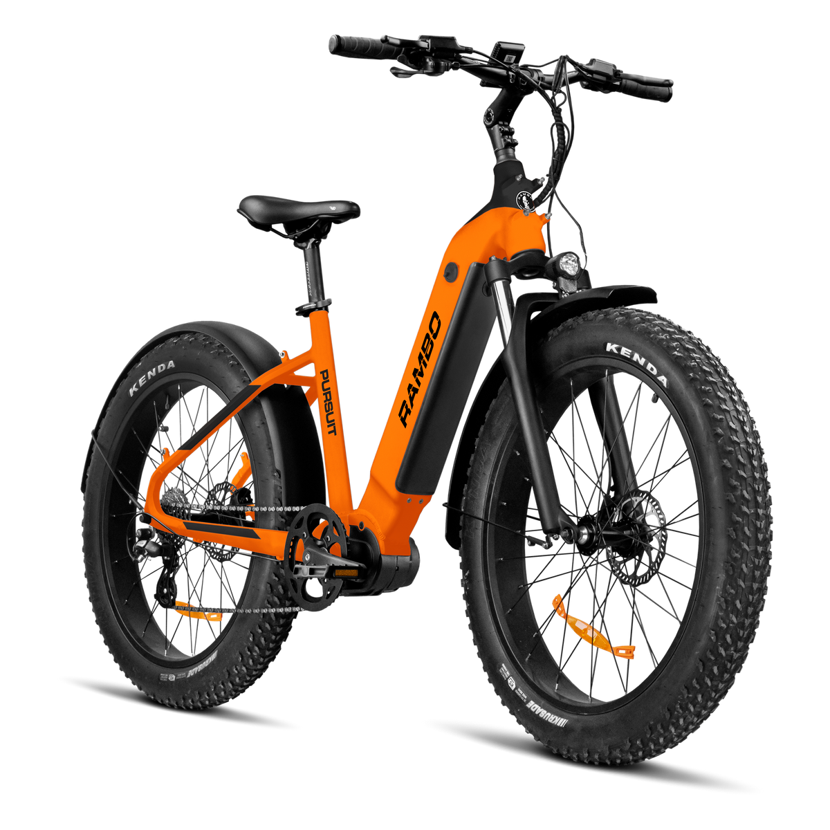 The PURSUIT 2.0 750W Step-Thru - Orange & Matte Black