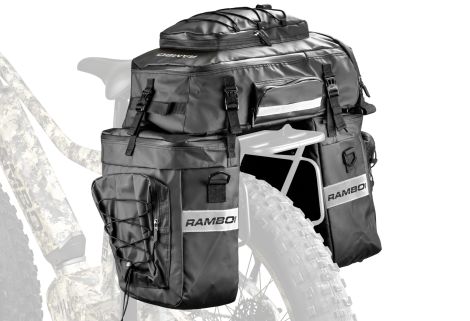 Rear view of Full Accessory Saddle Bag for Rambo Bikes Canada